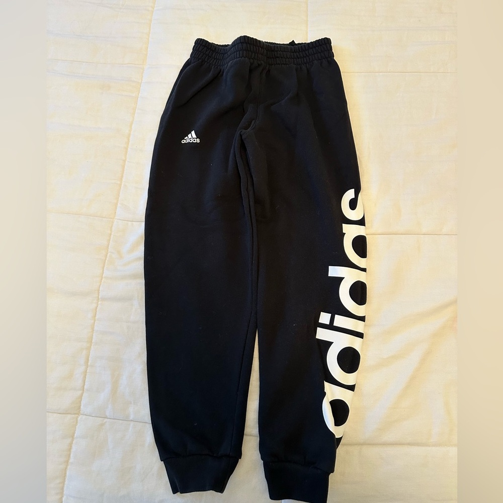 Adidas Kids Black Joggers